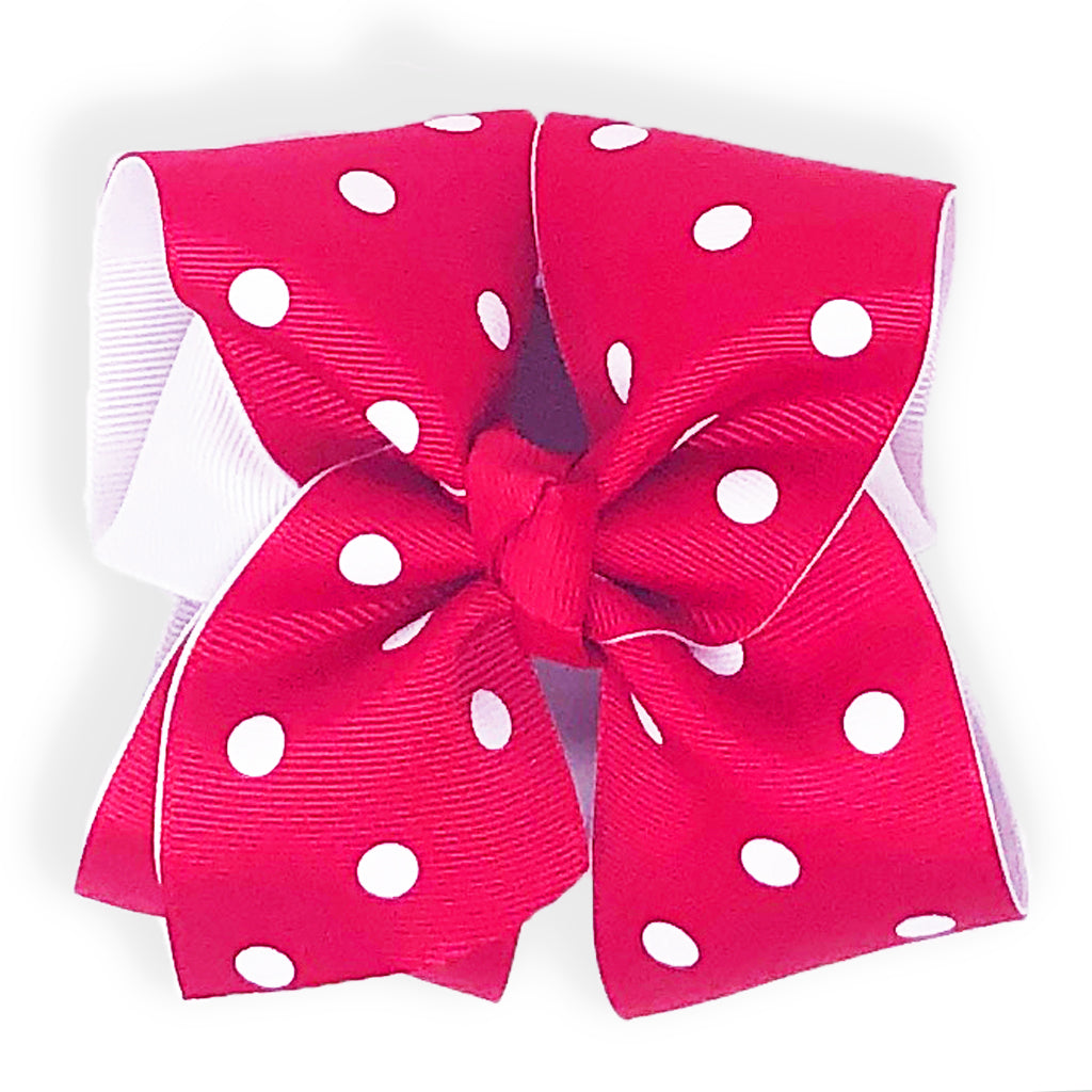 Red Dot Double Layer Bow
