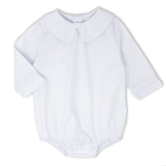 Boys Long Sleeve Peter Pan Collar Bodysuit