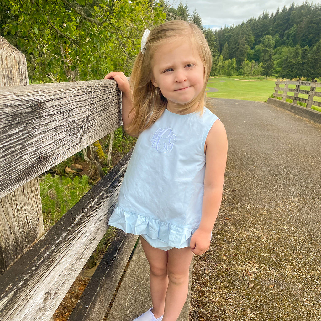 Light Blue Swing Top & Bloomers