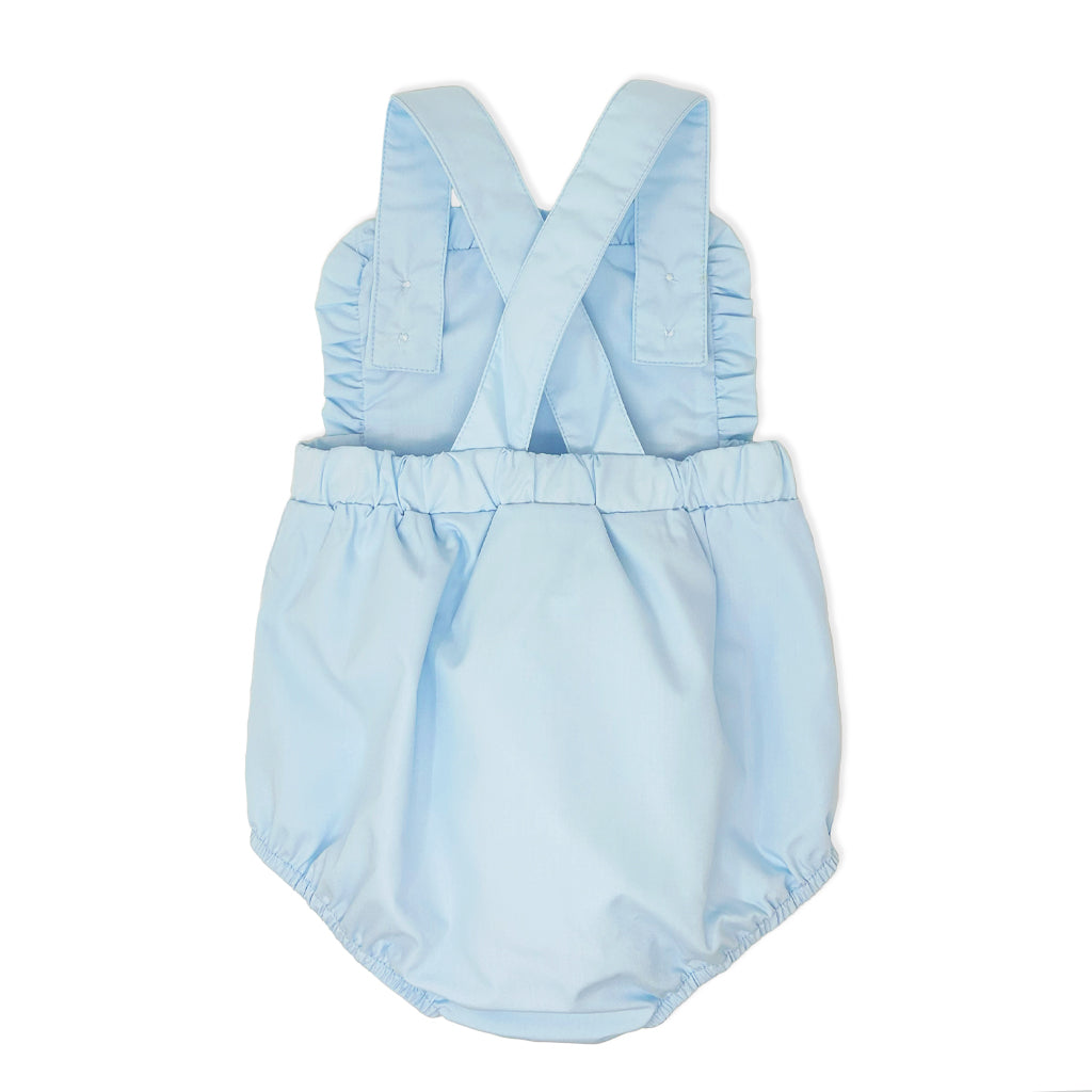 Light Blue Ruffle Sunsuit