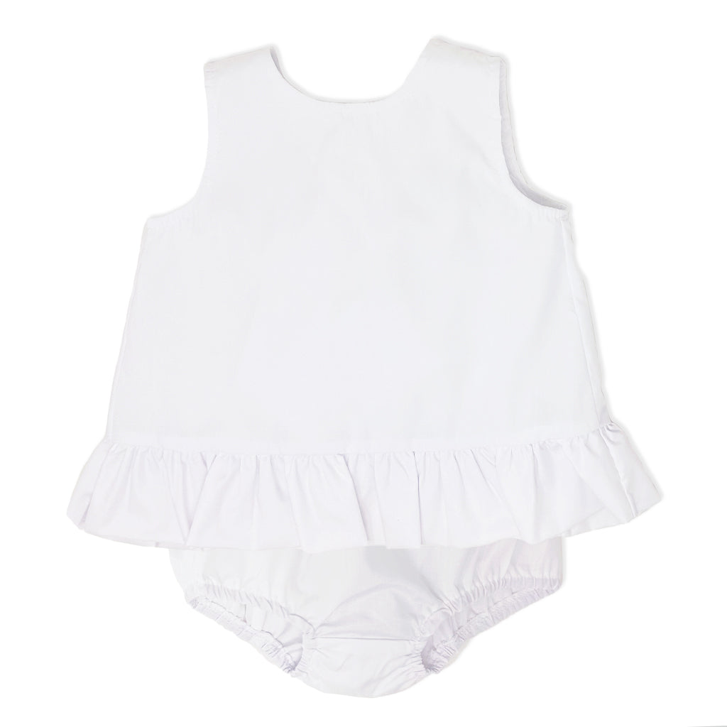 White Swing Top & Bloomers